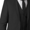 3 Piece Black Suit For Men - Image 2