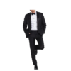 Black Notch Lapel Tuxedo - Image 3