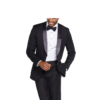 Men's Black Shawl Collar Tuxedo - Image 3