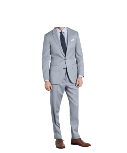 Light Grey 2 Pcs Suit