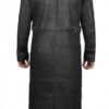 Bryson Black Men's Leather Duster - Image 4