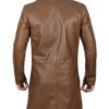 Bryson Brown Leather Car Coat - Image 2