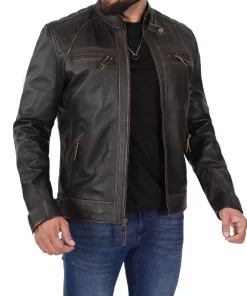 mens cafe racer leather jackets