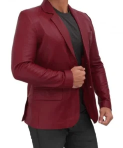 mens maroon jacket