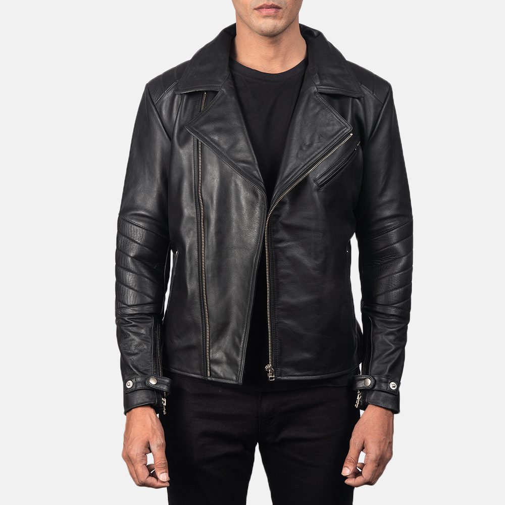 Men's Jameson Black Double Rider Leather Jacket - Style With Perfection