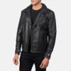 double rider leather jacket for sale side