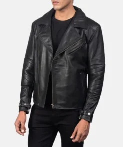 double rider leather jacket for sale side