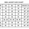 jacket sizes all