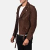 mocha suede jacket side