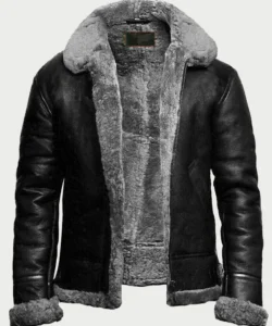 Bomber-Black-Fur-Pilot-Leather-Jacket