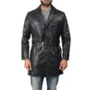 Black Leather Coat