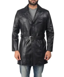 Black Leather Coat