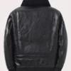 Men’s Bomber B6 Pilot Aviator Shearling Leather Jacket - Image 2