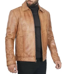 Mens_Distress Leather_Jacket
