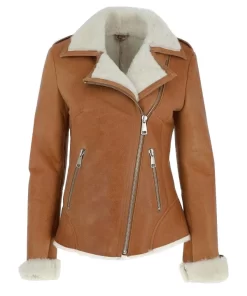 Ten-brown-Fur-shearling-jacket
