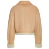 Women's Bomber Aviator Shearling Jacket - Image 3