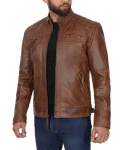 brown cafe racer leather jackets