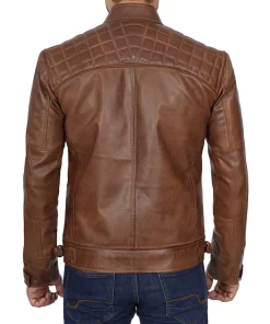brown cafe racer leather jackets
