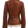 sheepskin jacket bomber