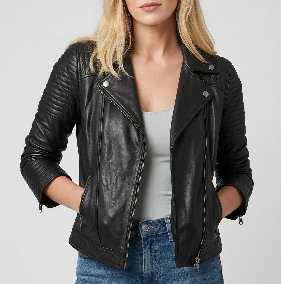 Kelly Reilly Yellowstone S4 Beth Dutton Black Leather Jacket - Image 2