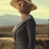 Yellowstone 1923 Cara Dutton Gray Coat - Image 2