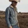 trucker jacket blue
