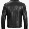 vegan trucker mens leather jacket