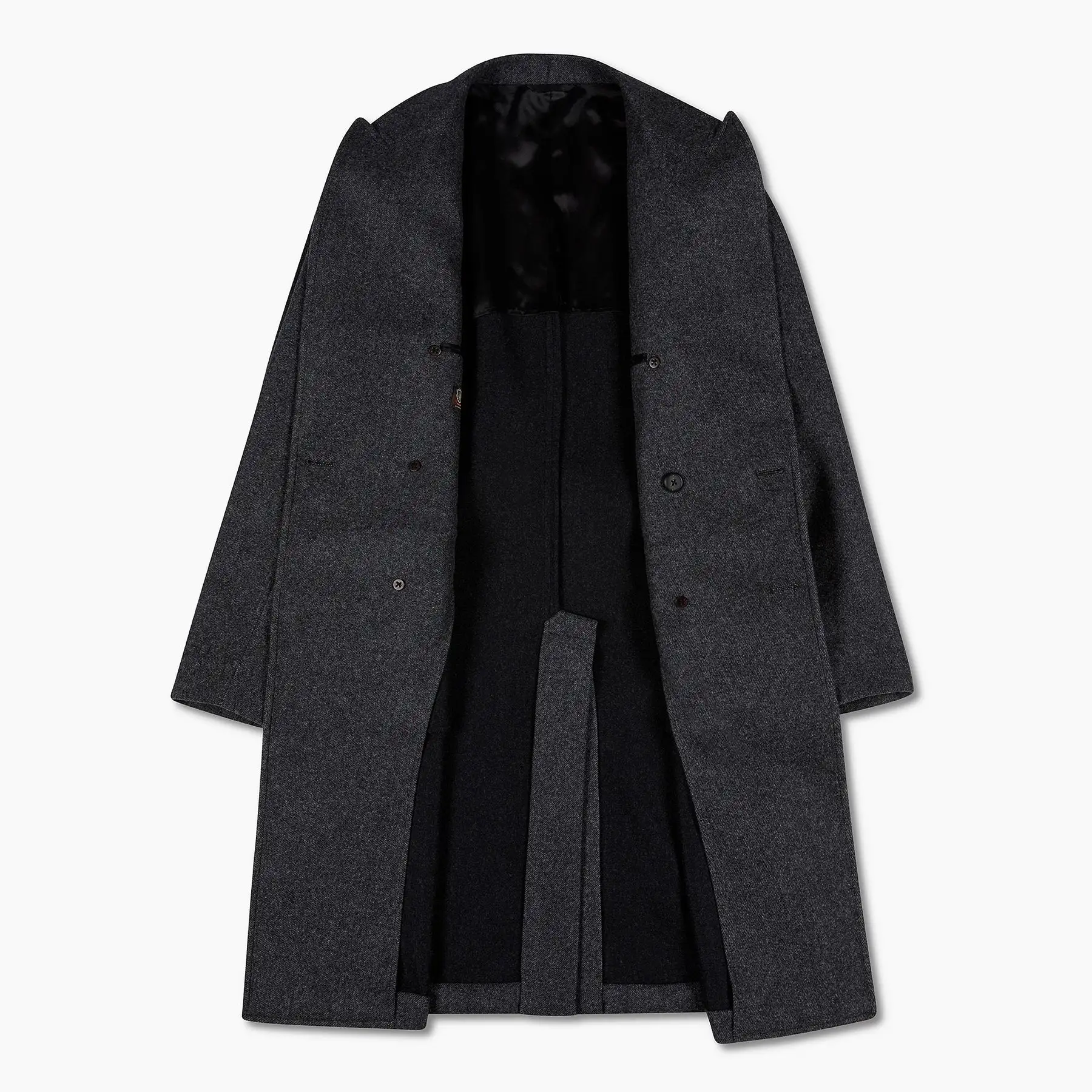 grey overcoat