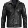 vegan leather trucker