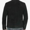 black suede leather jacket for men