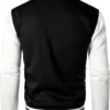 black and white varsity jacket mens