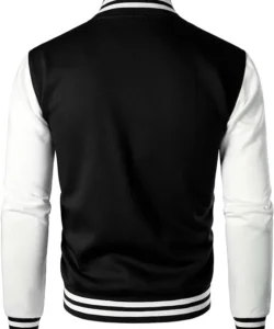 black and white varsity jacket mens