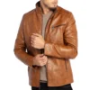Cognac Leather Jacket online