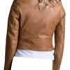 Brown Double Rider Leather Jacket