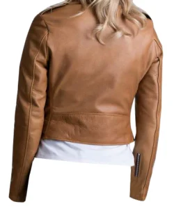 Brown Double Rider Leather Jacket