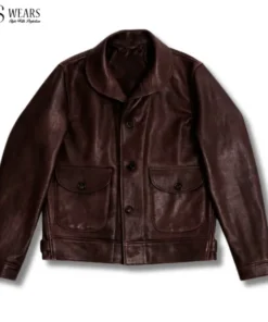 Brown Leather Cossack jacket best