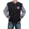 Captain America Letterman Varsity Jacket