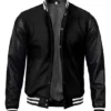 Men's Black Varsity Jacket