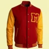 Michael Jackson Thriller M Logo Varsity Jacket