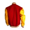 Michael Jackson varsity jacket red