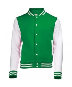 Green And White Varsity Jacket