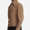 Walking Dead Rick Grimes suede leather jacket side