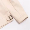 White Leather Cossack Jacket - Image 4