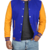 Yellow Blue Varsity Jacket