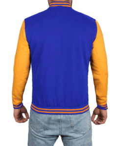 Yellow Blue Varsity Jacket online