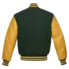 Yellow Green Varsity Jacket