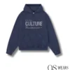 for the culture crystal blue hoodie