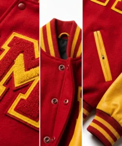 michael Jackson M Logo Varsity Jacket
