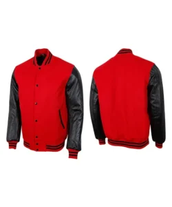 red and black varsity jackets