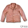 steer hide leather cossack jacket